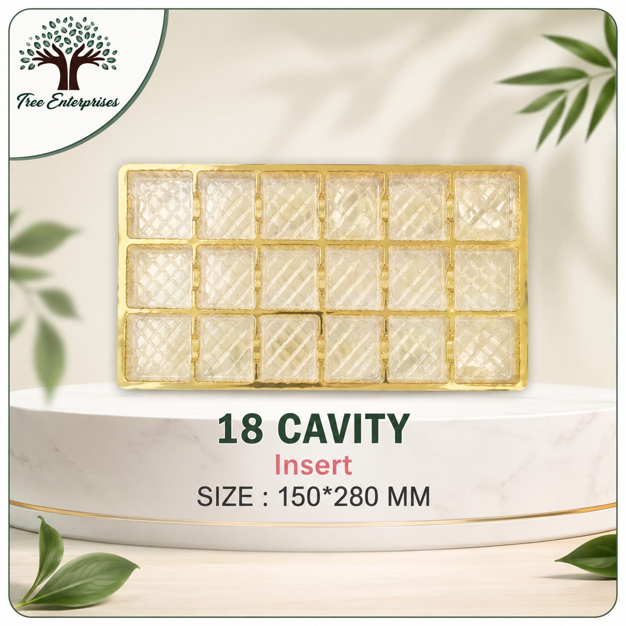 18 CAVITY SIZE 150*280MM